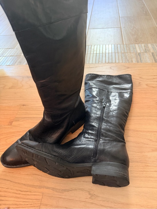 Born Shoes - Børn Crown Genuine Black Leather Tall Riding Boots - Size 11 M / EU 43